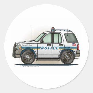 Autocollant de voiture de police SUV Cruiser