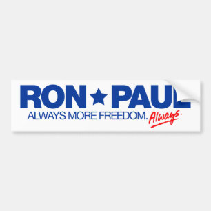 Autocollant De Voiture De Ron Paul adhésif pour pare-chocs toujours
