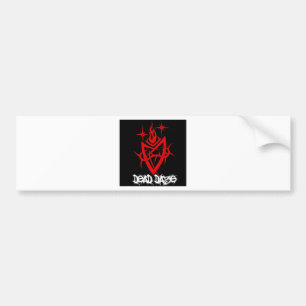 Autocollant De Voiture Dead Daze Tribal Heart