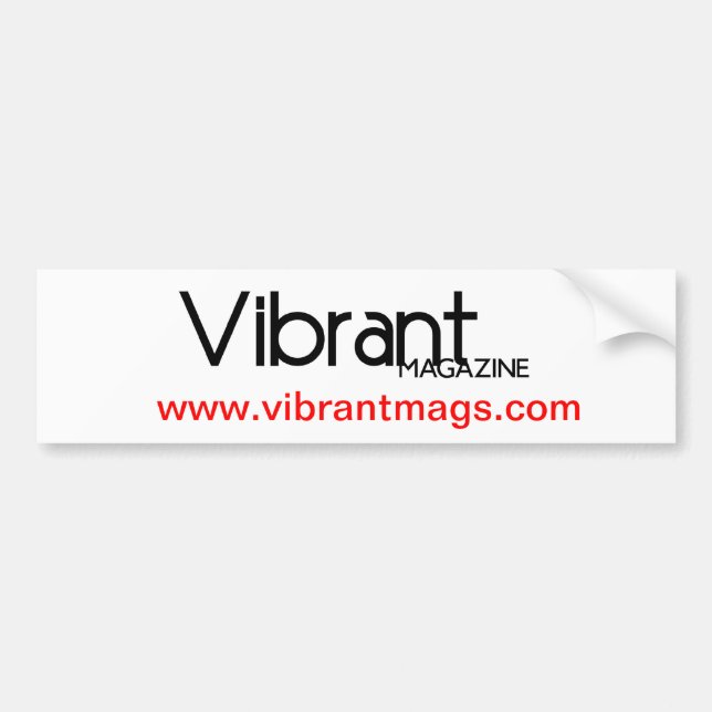 Autocollant De Voiture Décalque VIBRANT (Devant)