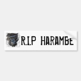 Autocollant De Voiture DÉCHIRURE Harambe