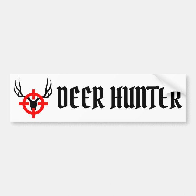 Autocollant De Voiture Deer Hunter - Bullseye (Devant)