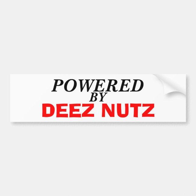 AUTOCOLLANT DE VOITURE DEEZ NUTZ (Devant)