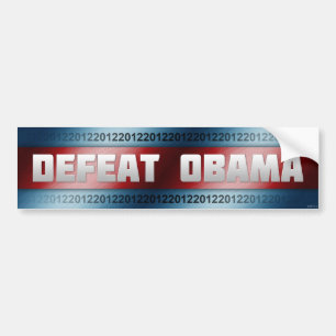 Autocollant De Voiture Défaire Obama Bumper Sticker