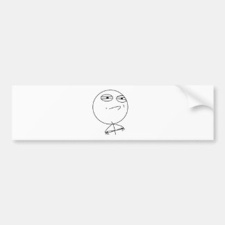 Autocollant De Voiture Défi admis