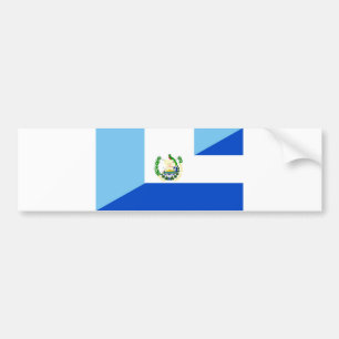 Autocollant De Voiture demi de symbole de pays de drapeau du Guatemala