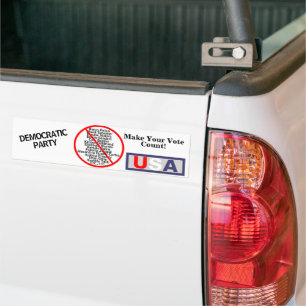 Autocollant De Voiture Démocrates USA