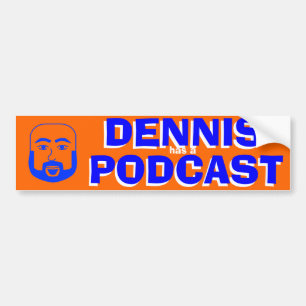 Autocollant De Voiture Dennis a un Podcast - l'adhésif pour pare-chocs,