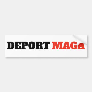 Autocollant De Voiture Déporter MAGA Anti Trump