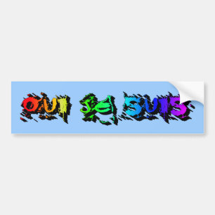 Autocollant De Voiture des suis-Yes de je d'oui je suis