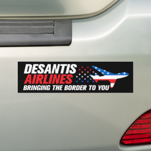 Autocollant De Voiture DeSantis Airlines Funny Ron DeSantis 2024