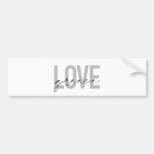 Autocollant De Voiture Design moderne, simple, urbain, cool de Love Greec
