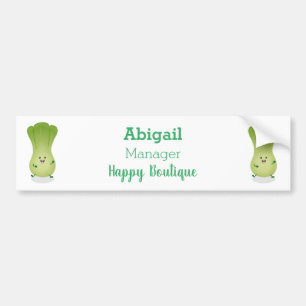 Autocollant De Voiture dessin animé mignon de bok choy