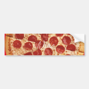 Autocollant De Voiture Dessous de verre Pepperoni Pizza Thunder_Cove