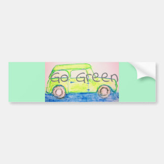 Autocollant De Voiture devenez écolo de voiture verte cool
