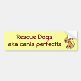 Autocollant De Voiture DG chiens de délivrance, aka perfectis de canis
