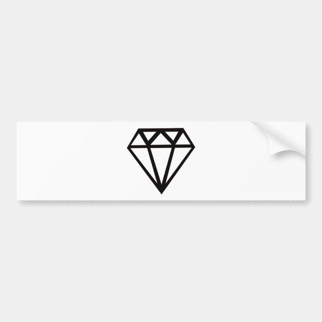 Autocollant De Voiture Diamant ! (Devant)