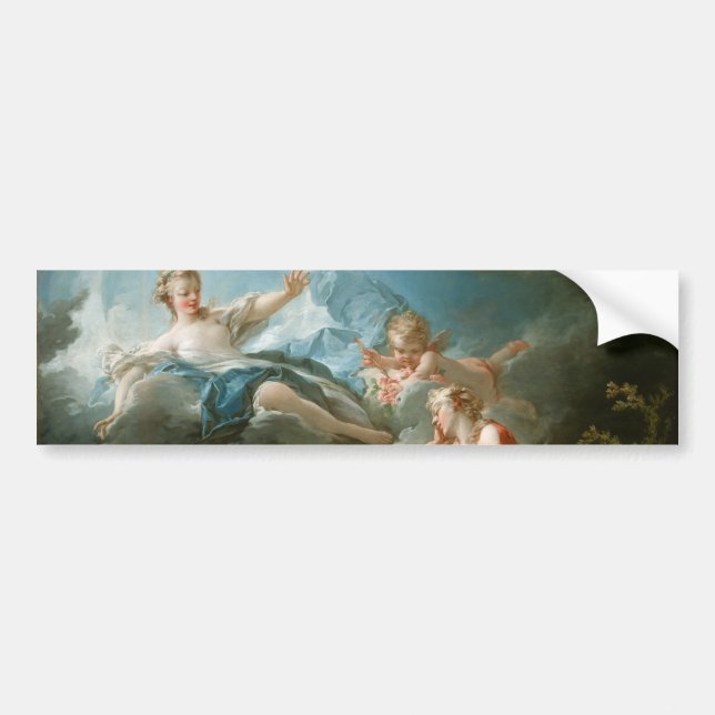 Autocollant De Voiture Diana et Endymion Par Jean-Honoré Fragonard (Devant)
