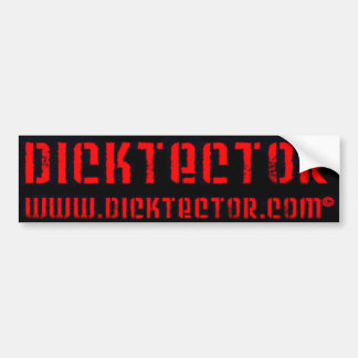 Autocollant De Voiture DICKTECTOR-PARE-CHOCS-AUTOCOLLANT-j