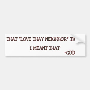 Autocollant De Voiture Dieu