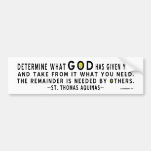 Autocollant De Voiture Dieu T'A Donné Le Bumper