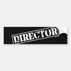 Autocollant De Voiture Directeur Stamp