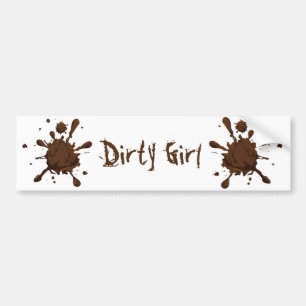 Autocollant De Voiture Dirty Girl Thunder_Cove