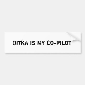 Autocollant De Voiture Ditka est mon co-pilote