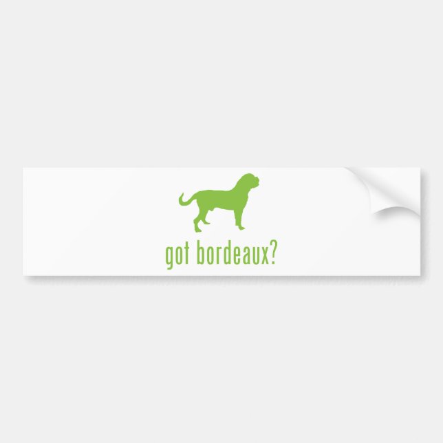 Autocollant De Voiture Dogue de Bordeaux (Devant)
