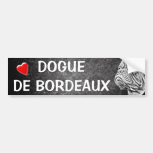 Autocollant De Voiture Dogue De Bordeaux - mastiff français