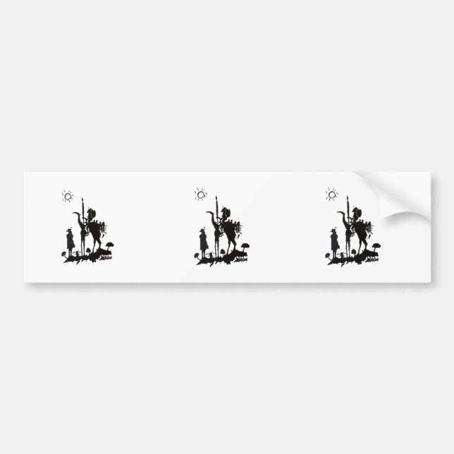 Autocollant De Voiture Don Quichotte (Devant)