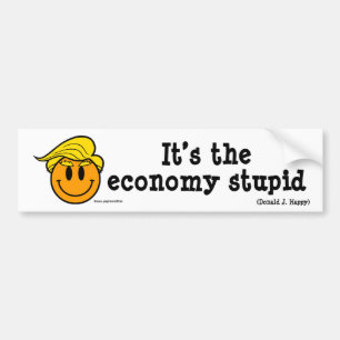 Autocollant De Voiture Donald J Happy "C'est l'économie stupide"