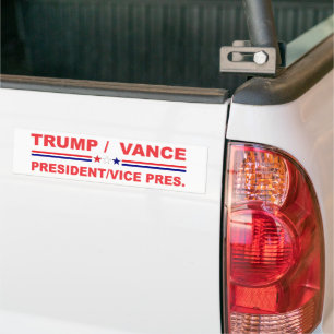 Autocollant De Voiture Donald Trump JD Vance 2024