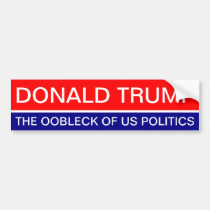 AUTOCOLLANT DE VOITURE DONALD TRUMP, L'OBLIQUE DE LA POLITIQUE AMÉRICAINE
