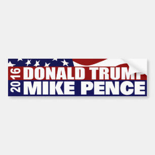 Autocollant De Voiture Donald Trump Mike Pence Élection 2016
