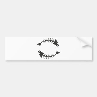 Autocollant De Voiture Double Fishbone Fischgräte