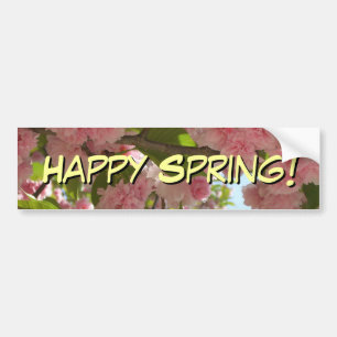 Autocollant De Voiture Double floraison cerisier III printemps fleuri
