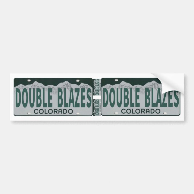Autocollant De Voiture Double lame Colorado Cut-N-Stick (Devant)