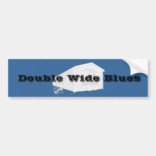 Autocollant De Voiture Doubles bleus larges
