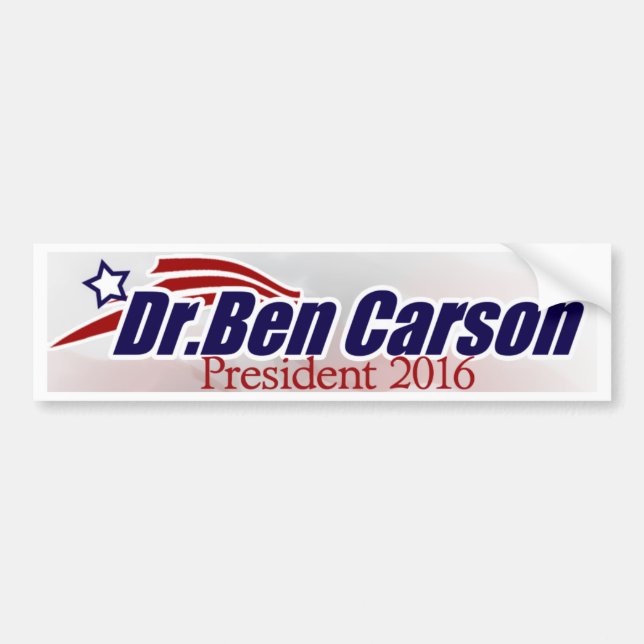 Autocollant De Voiture Dr. Ben Carson pour le Président adhésif pour (Devant)