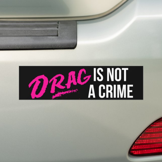 Autocollant De Voiture Drag N'Est Pas Un Mois De Fierté Criminelle LGBTQ (En voiture)