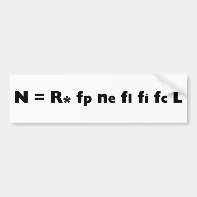 Autocollant De Voiture Drake_Equation (Devant)