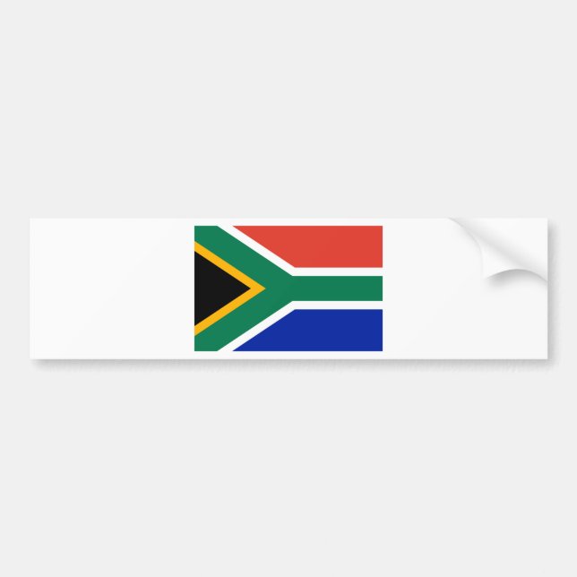Autocollant De Voiture Drapeau Afrique du Sud (Devant)