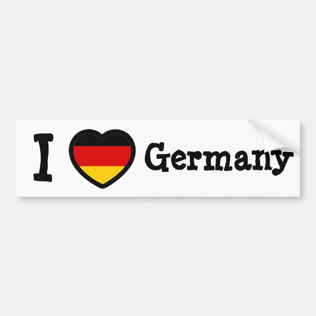 Autocollant De Voiture Drapeau Allemagne (Devant)