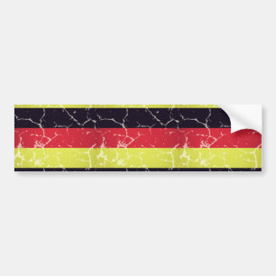 Autocollant De Voiture Drapeau Allemagne Vieillie