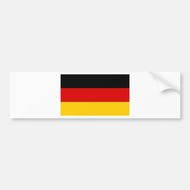 Autocollant De Voiture Drapeau allemand (Devant)