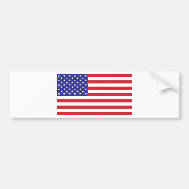 Autocollant De Voiture Drapeau américain (Devant)