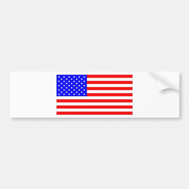AUTOCOLLANT DE VOITURE DRAPEAU AMÉRICAIN (Devant)