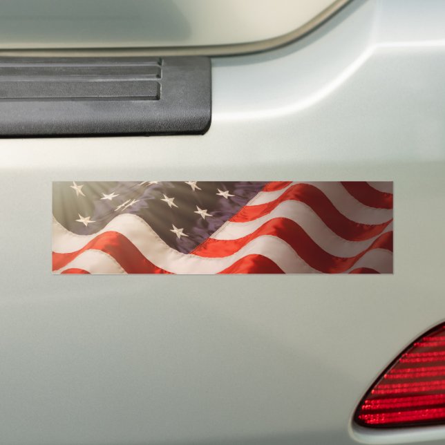 Autocollant De Voiture Drapeau américain (En voiture)