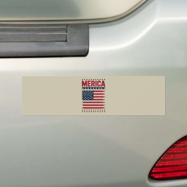 Autocollant De Voiture Drapeau américain 4 juillet Amérique (En voiture)